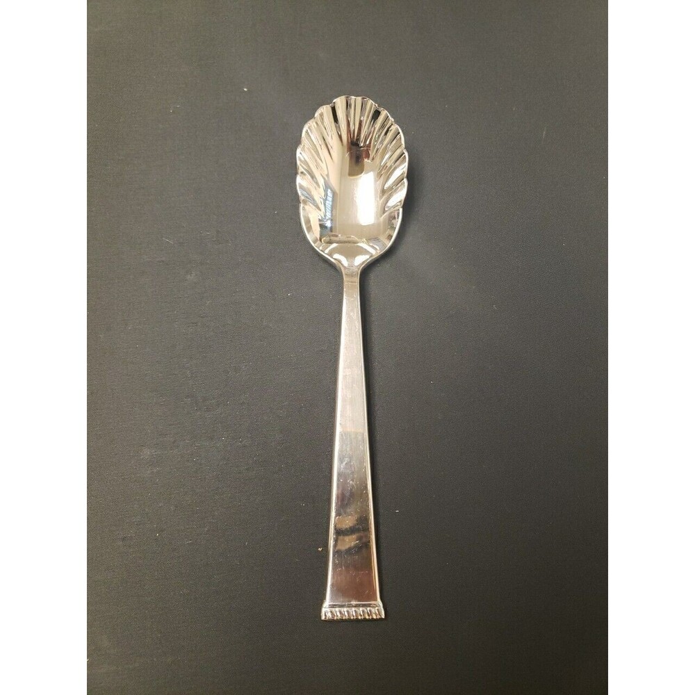 Reed & Barton CLASSIC BRAID Sugar Shell Spoon 6 3/8 " Stainless Flatware